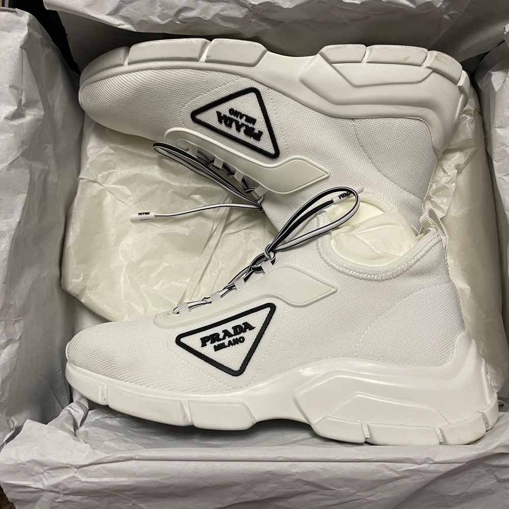 Like new Prada knit sneakers size 36